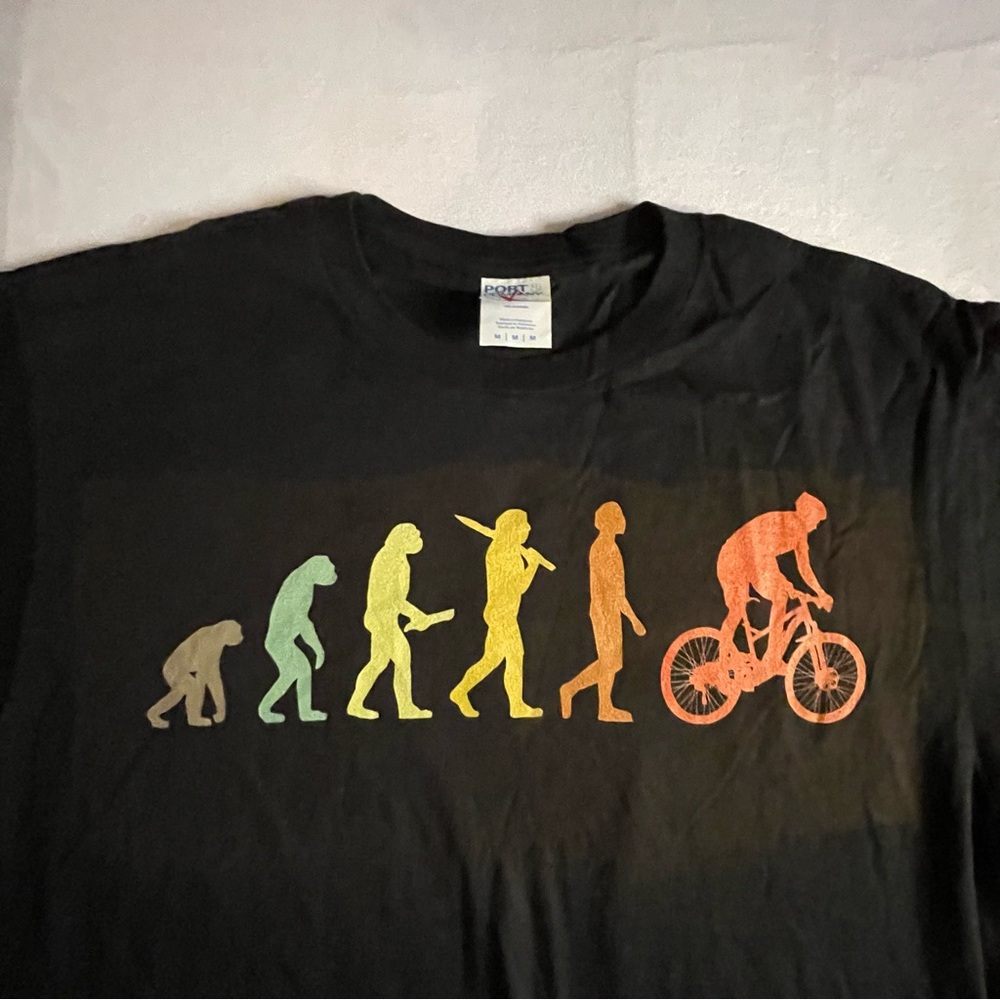 Evolution Bike Biking Cycling Sport Short Sleeve‎ black medium